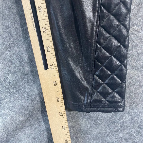 SPANX Black Quilted Leggings - Picture 13 of 15